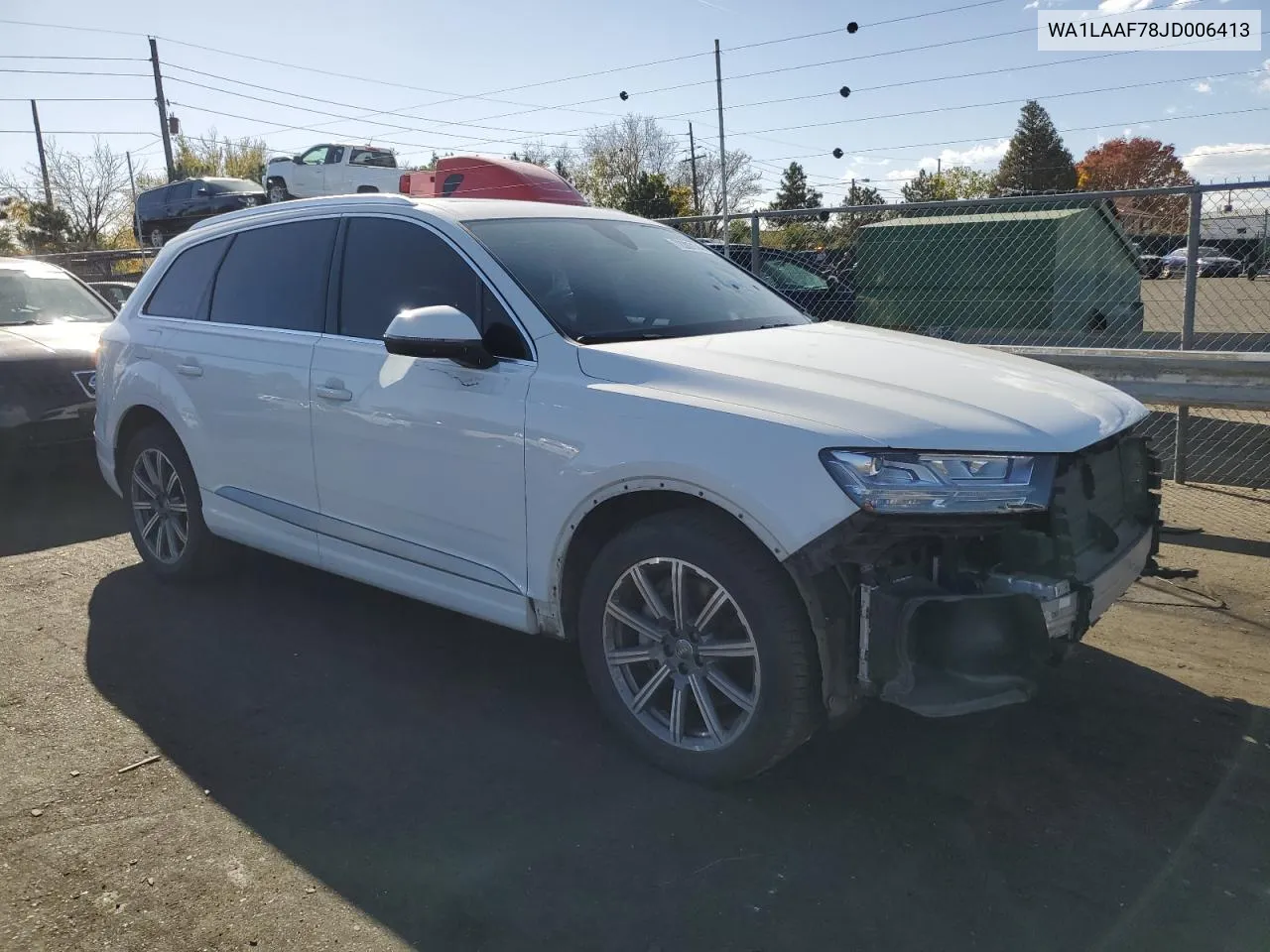 2018 Audi Q7 Premium Plus VIN: WA1LAAF78JD006413 Lot: 72287174