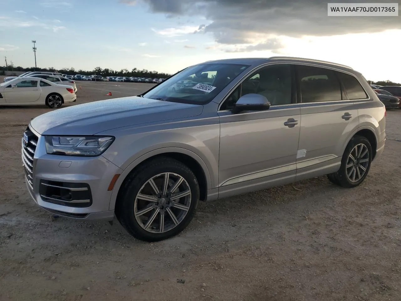 2018 Audi Q7 Prestige VIN: WA1VAAF70JD017365 Lot: 73890924