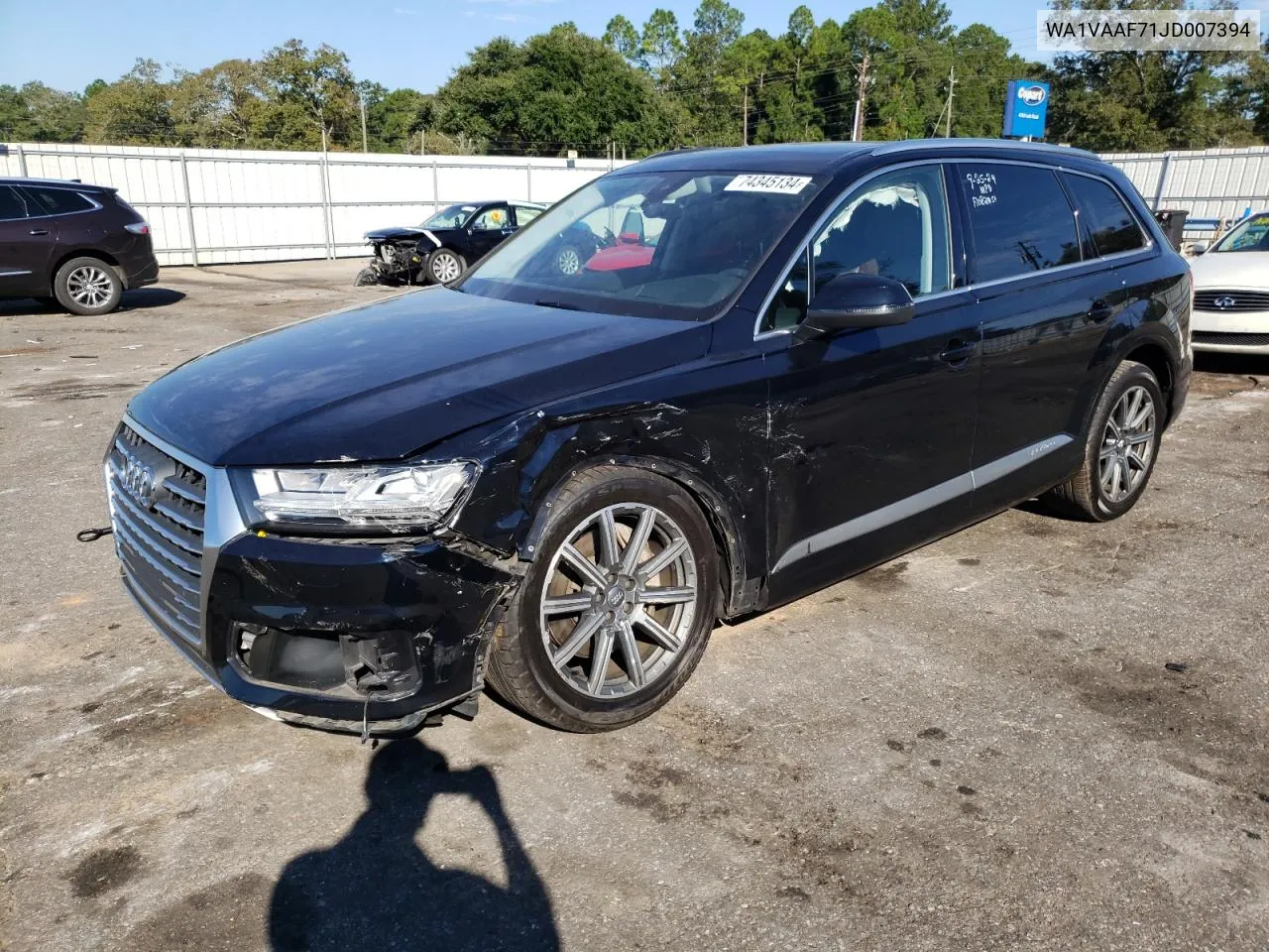 2018 Audi Q7 Prestige VIN: WA1VAAF71JD007394 Lot: 74345134