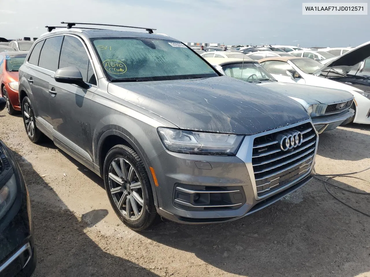 2018 Audi Q7 Premium Plus VIN: WA1LAAF71JD012571 Lot: 74753774