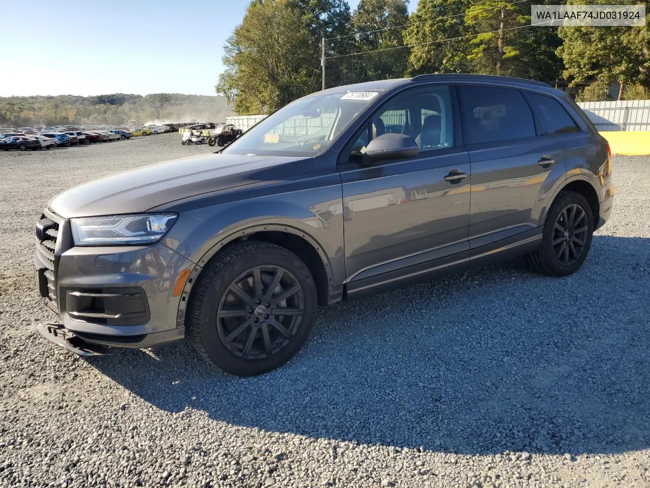 2018 Audi Q7 Premium Plus VIN: WA1LAAF74JD031924 Lot: 75770984