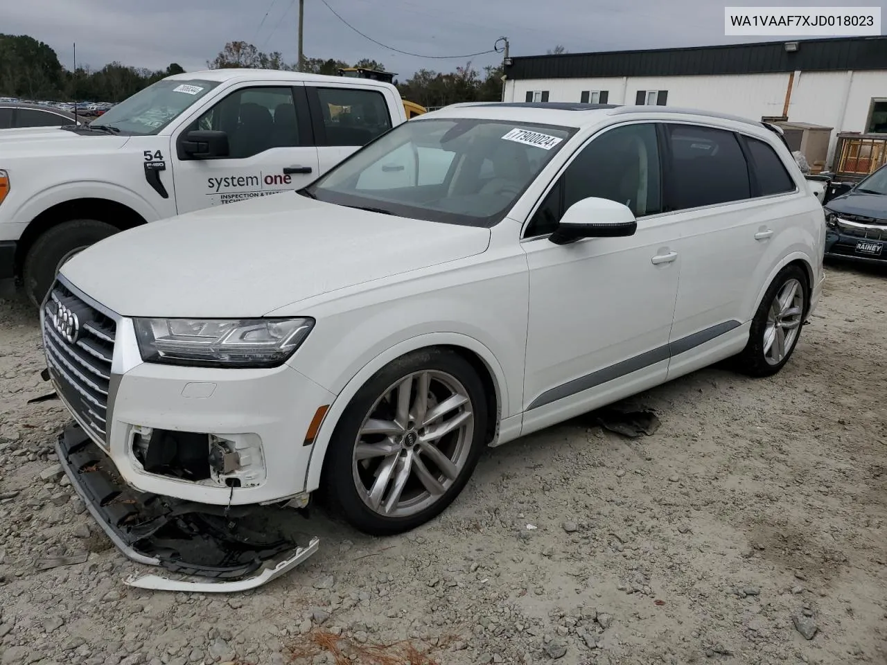 2018 Audi Q7 Prestige VIN: WA1VAAF7XJD018023 Lot: 77900024