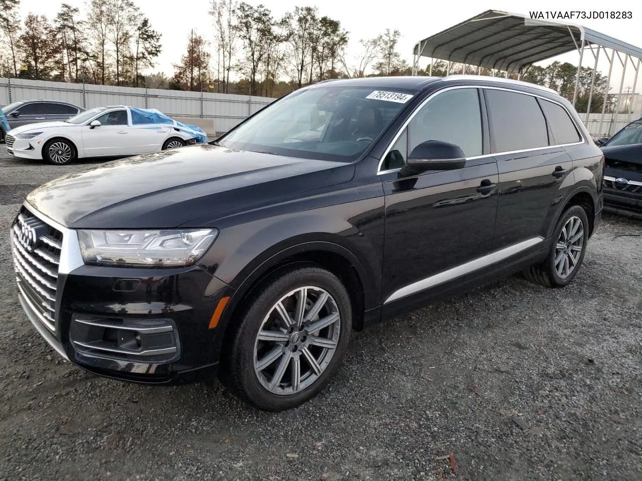 2018 Audi Q7 Prestige VIN: WA1VAAF73JD018283 Lot: 78513194