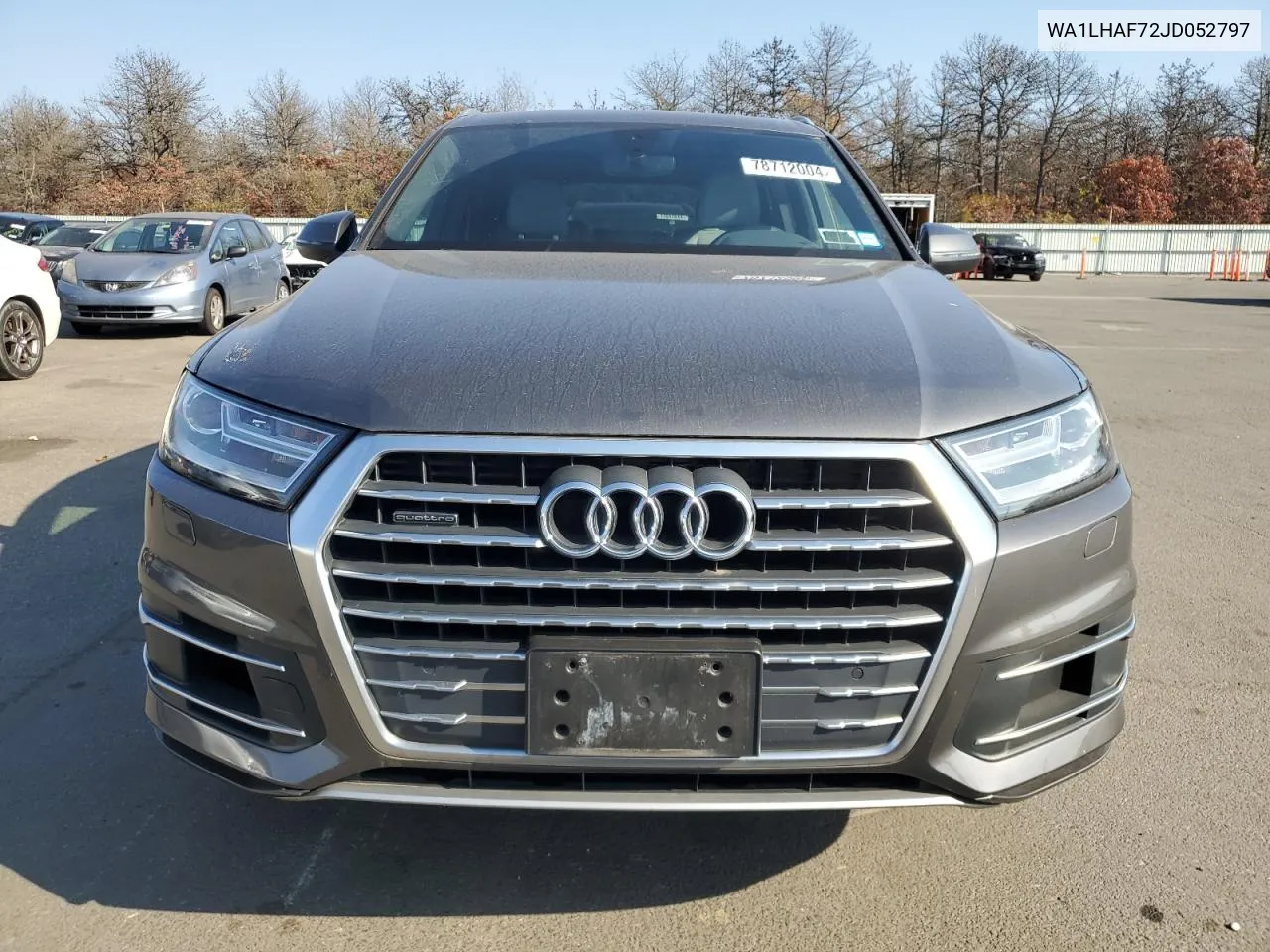 2018 Audi Q7 Premium Plus VIN: WA1LHAF72JD052797 Lot: 78712004