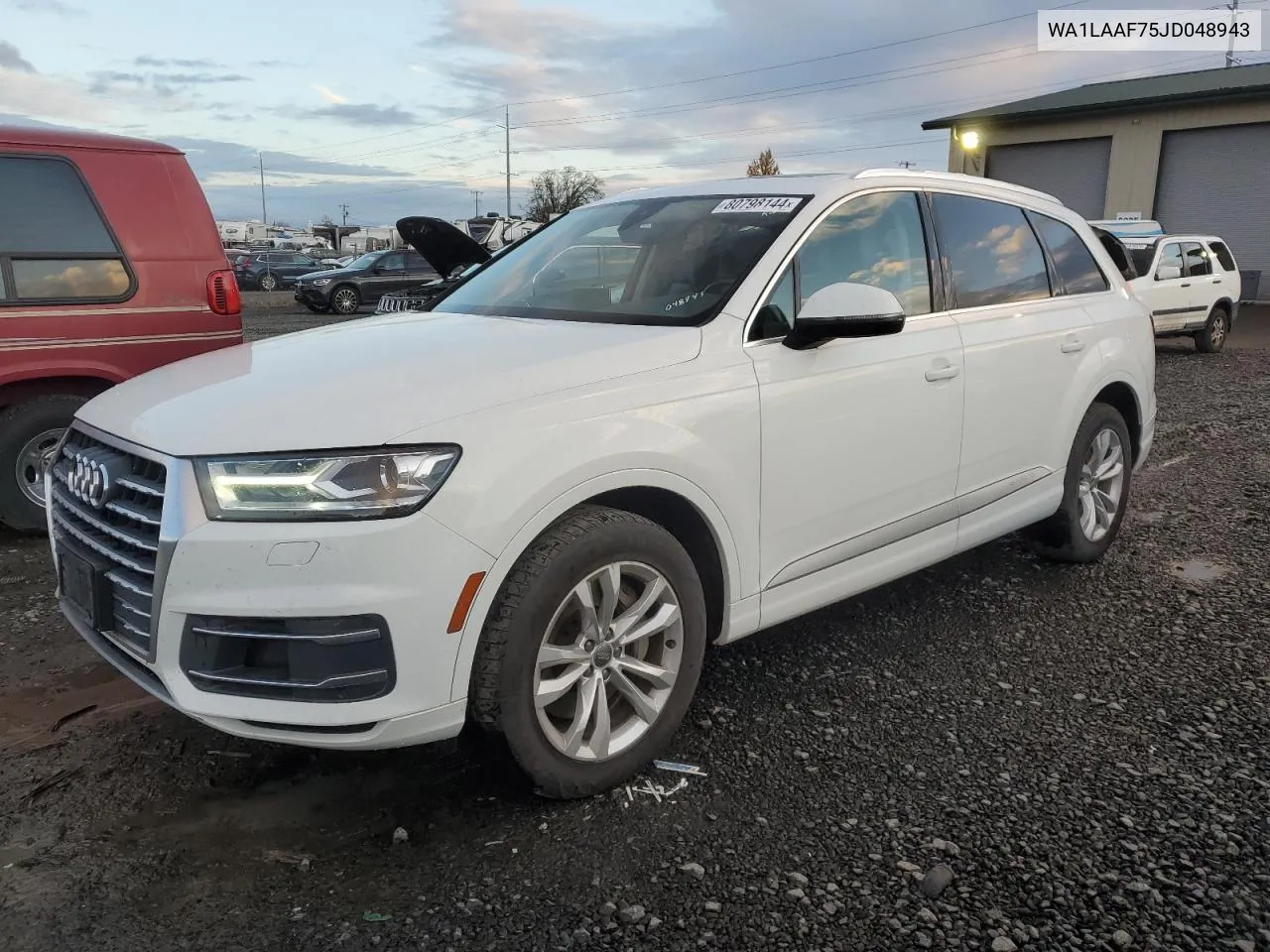 2018 Audi Q7 Premium Plus VIN: WA1LAAF75JD048943 Lot: 80798144