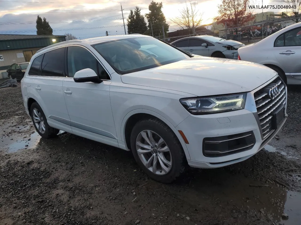 2018 Audi Q7 Premium Plus VIN: WA1LAAF75JD048943 Lot: 80798144