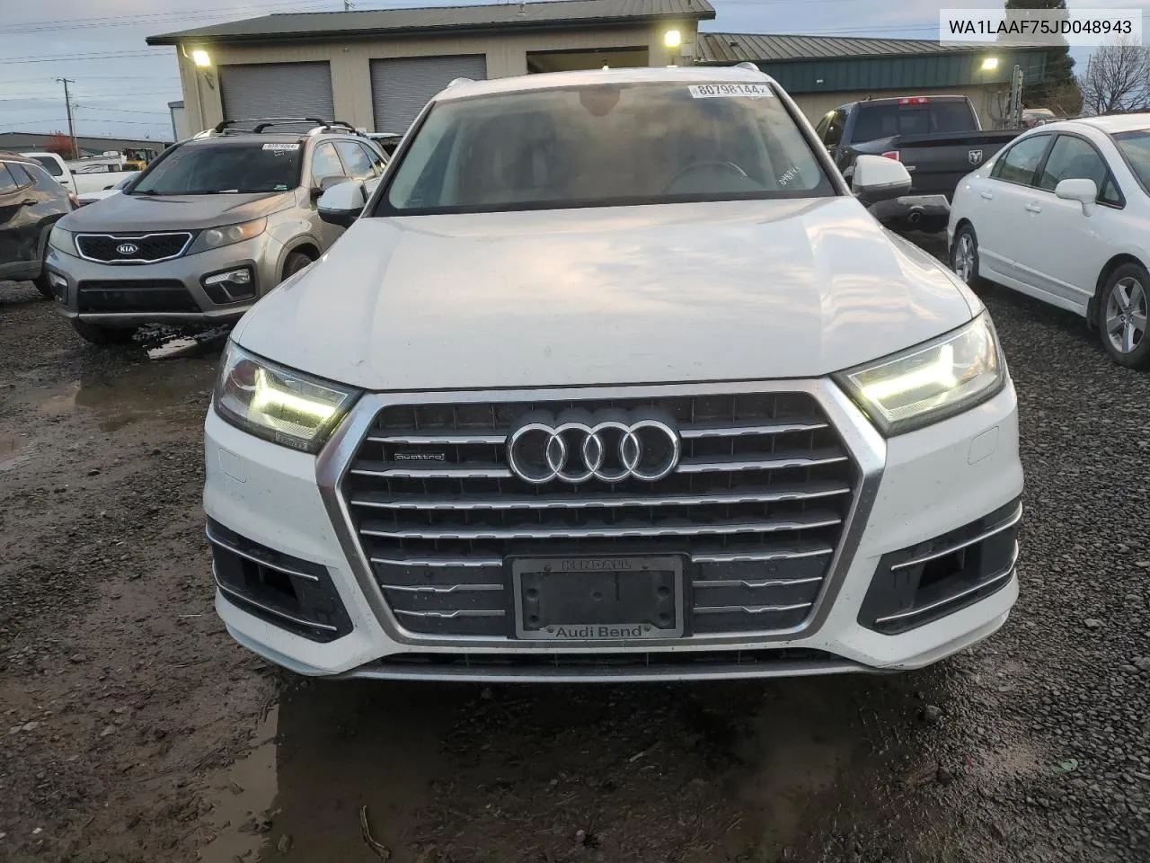 2018 Audi Q7 Premium Plus VIN: WA1LAAF75JD048943 Lot: 80798144