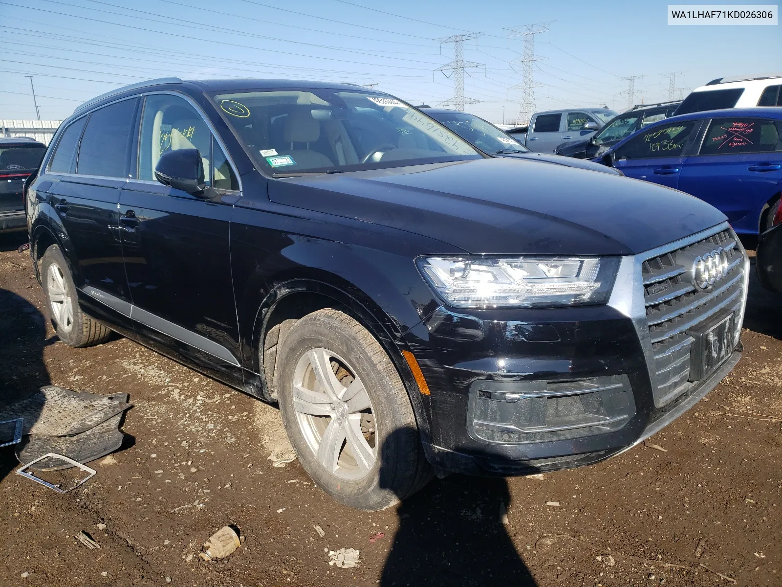 WA1LHAF71KD026306 2019 Audi Q7 Premium Plus