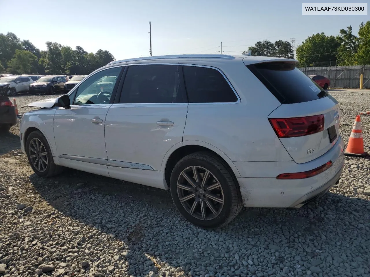 2019 Audi Q7 Premium Plus VIN: WA1LAAF73KD030300 Lot: 57656354