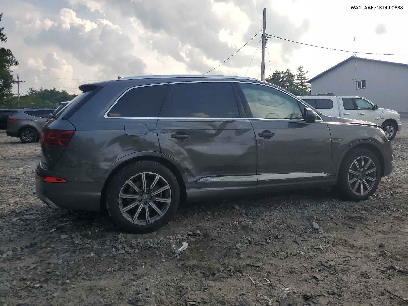 2019 Audi Q7 Premium Plus VIN: WA1LAAF71KD000888 Lot: 64372834