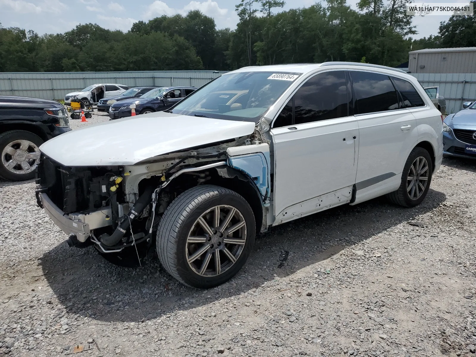 2019 Audi Q7 Premium Plus VIN: WA1LHAF75KD046431 Lot: 65890764