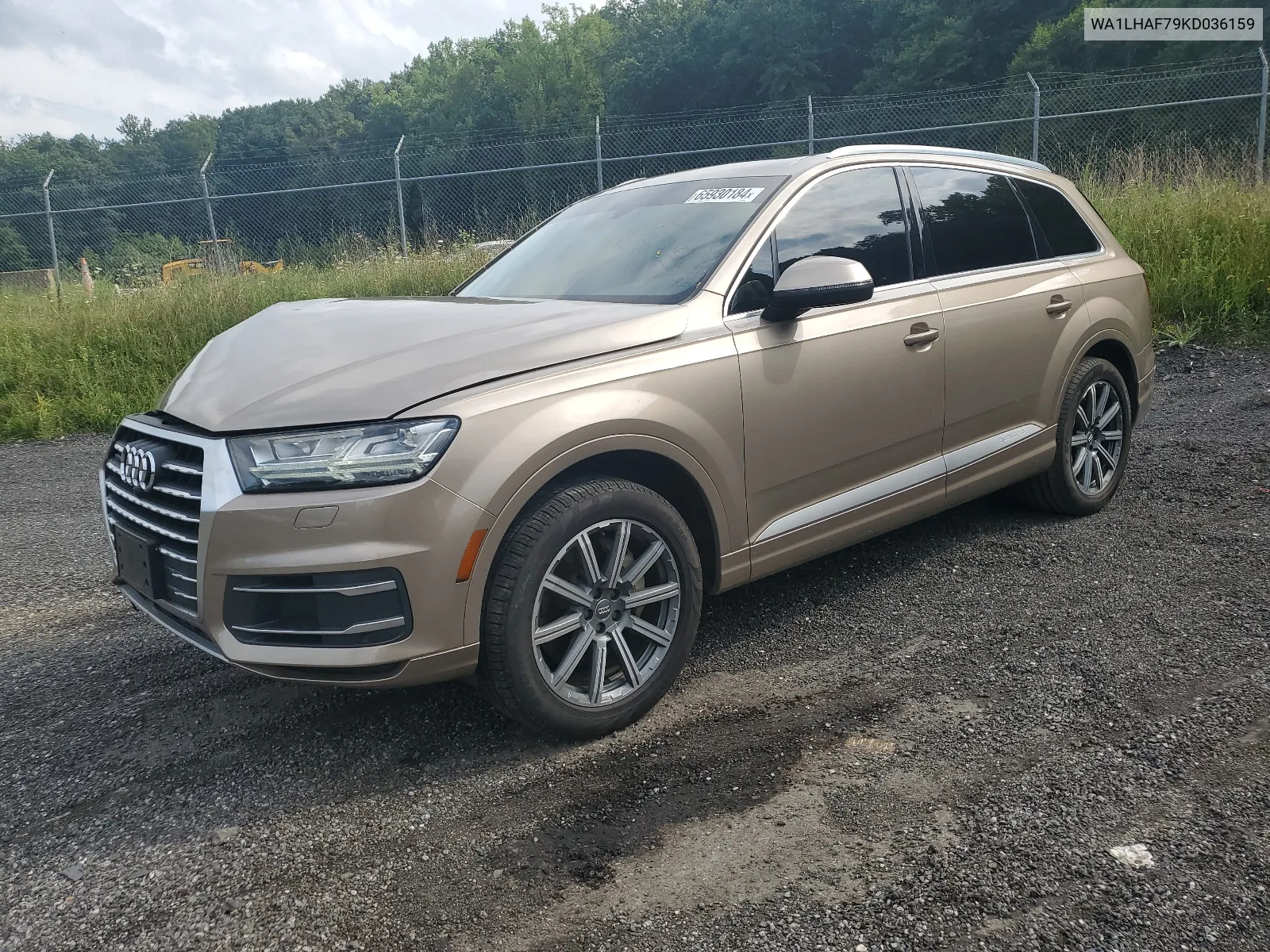 2019 Audi Q7 Premium Plus VIN: WA1LHAF79KD036159 Lot: 65930184