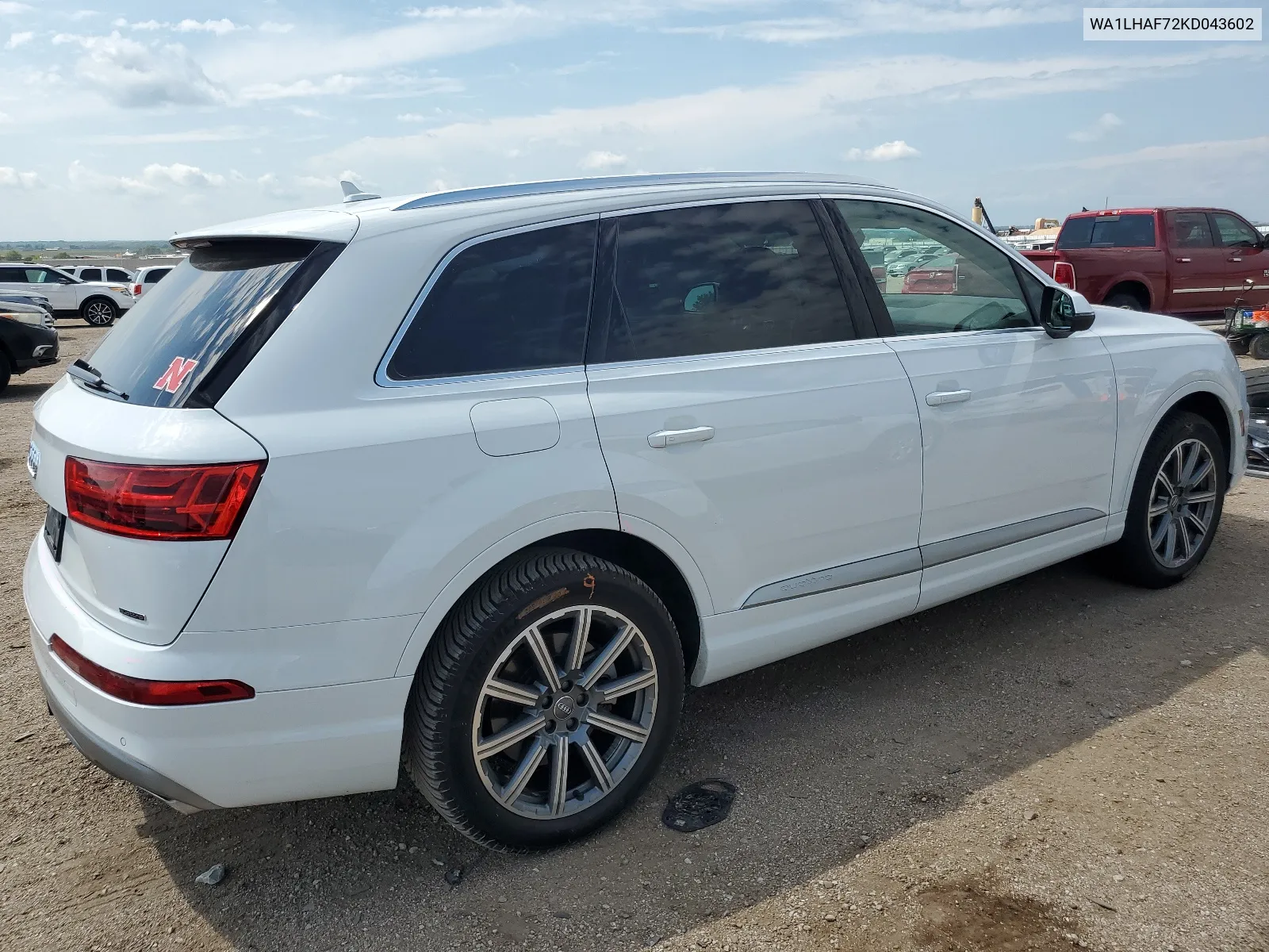 2019 Audi Q7 Premium Plus VIN: WA1LHAF72KD043602 Lot: 67499154