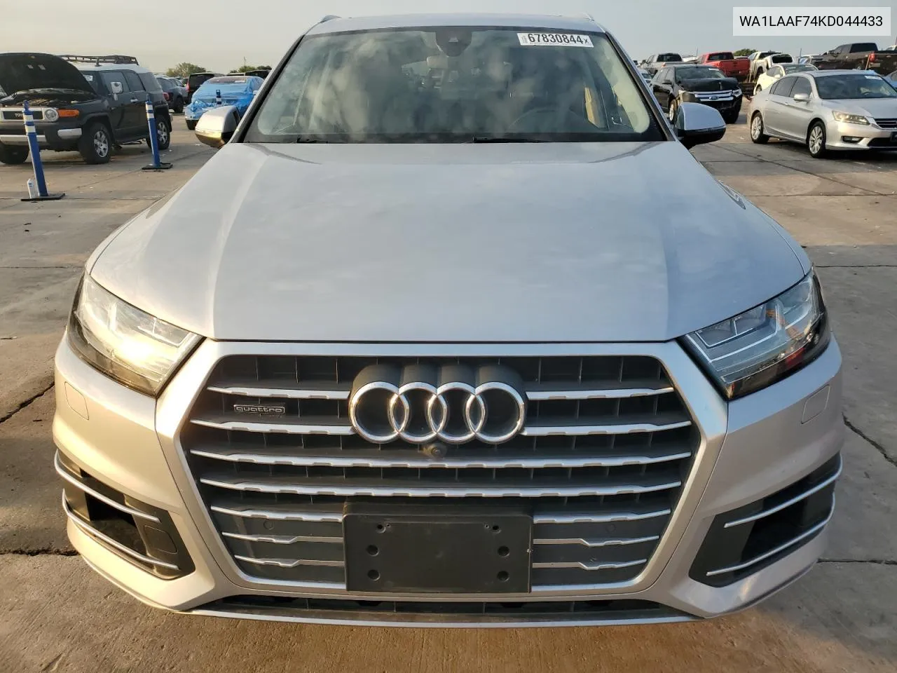 2019 Audi Q7 Premium Plus VIN: WA1LAAF74KD044433 Lot: 67830844