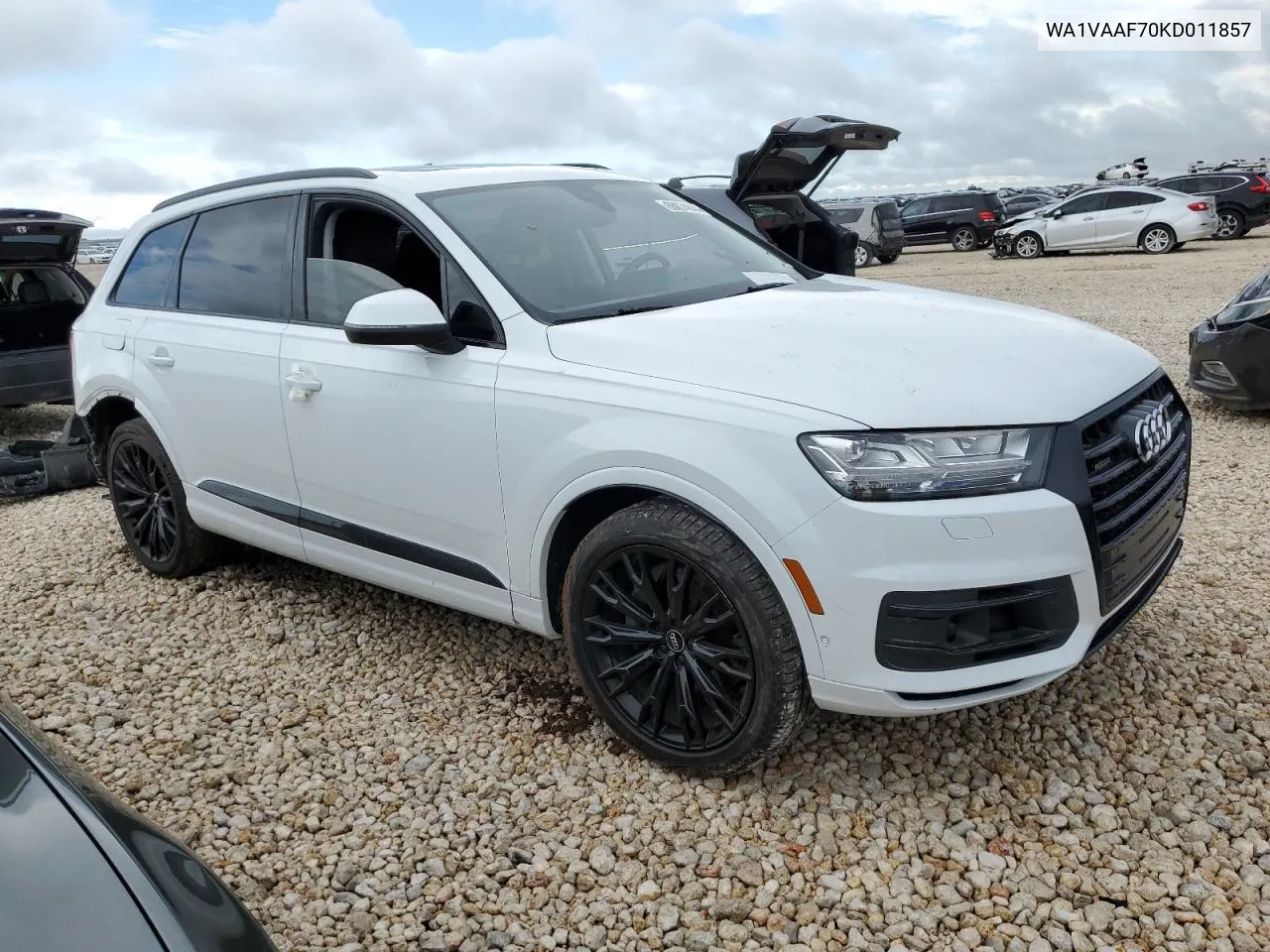 2019 Audi Q7 Prestige VIN: WA1VAAF70KD011857 Lot: 68874844