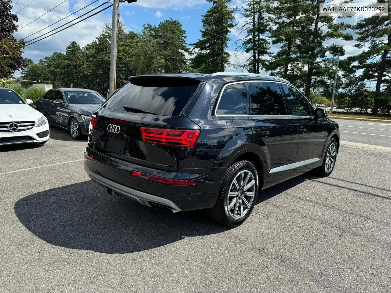 2019 Audi Q7 Premium Plus VIN: WA1LAAF72KD020292 Lot: 69760904