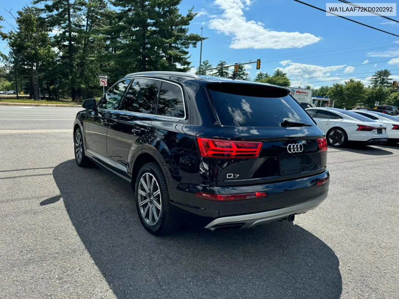 2019 Audi Q7 Premium Plus VIN: WA1LAAF72KD020292 Lot: 69760904