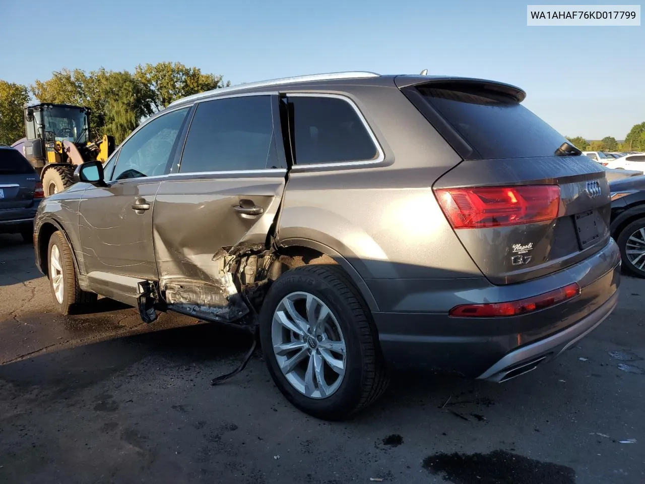 2019 Audi Q7 Premium VIN: WA1AHAF76KD017799 Lot: 71099464