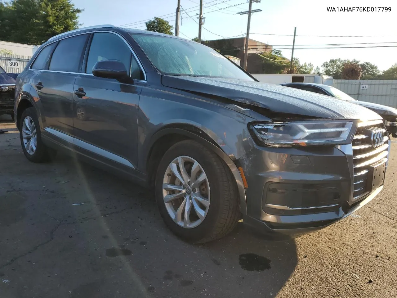 2019 Audi Q7 Premium VIN: WA1AHAF76KD017799 Lot: 71099464