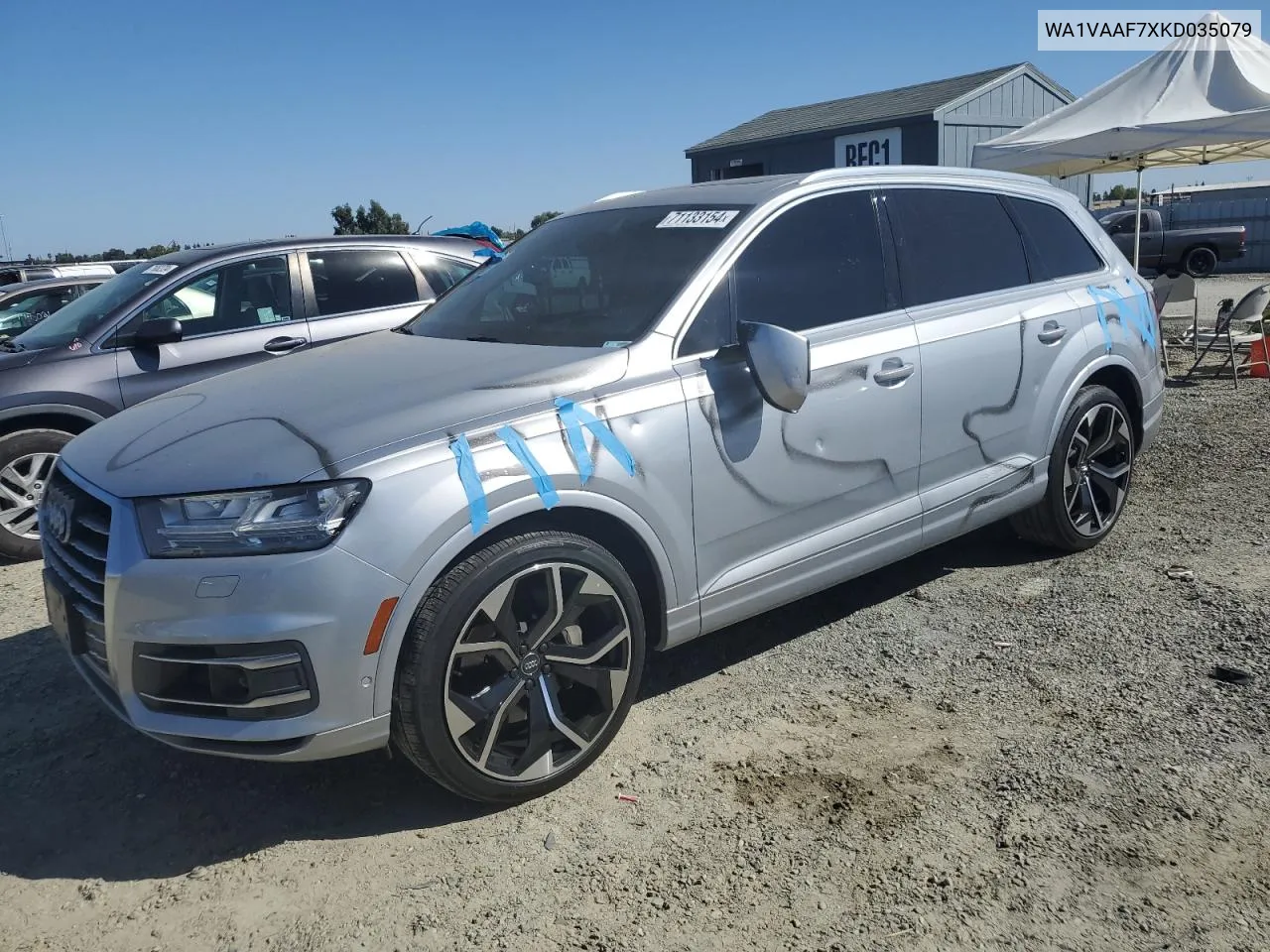 2019 Audi Q7 Prestige VIN: WA1VAAF7XKD035079 Lot: 71133154