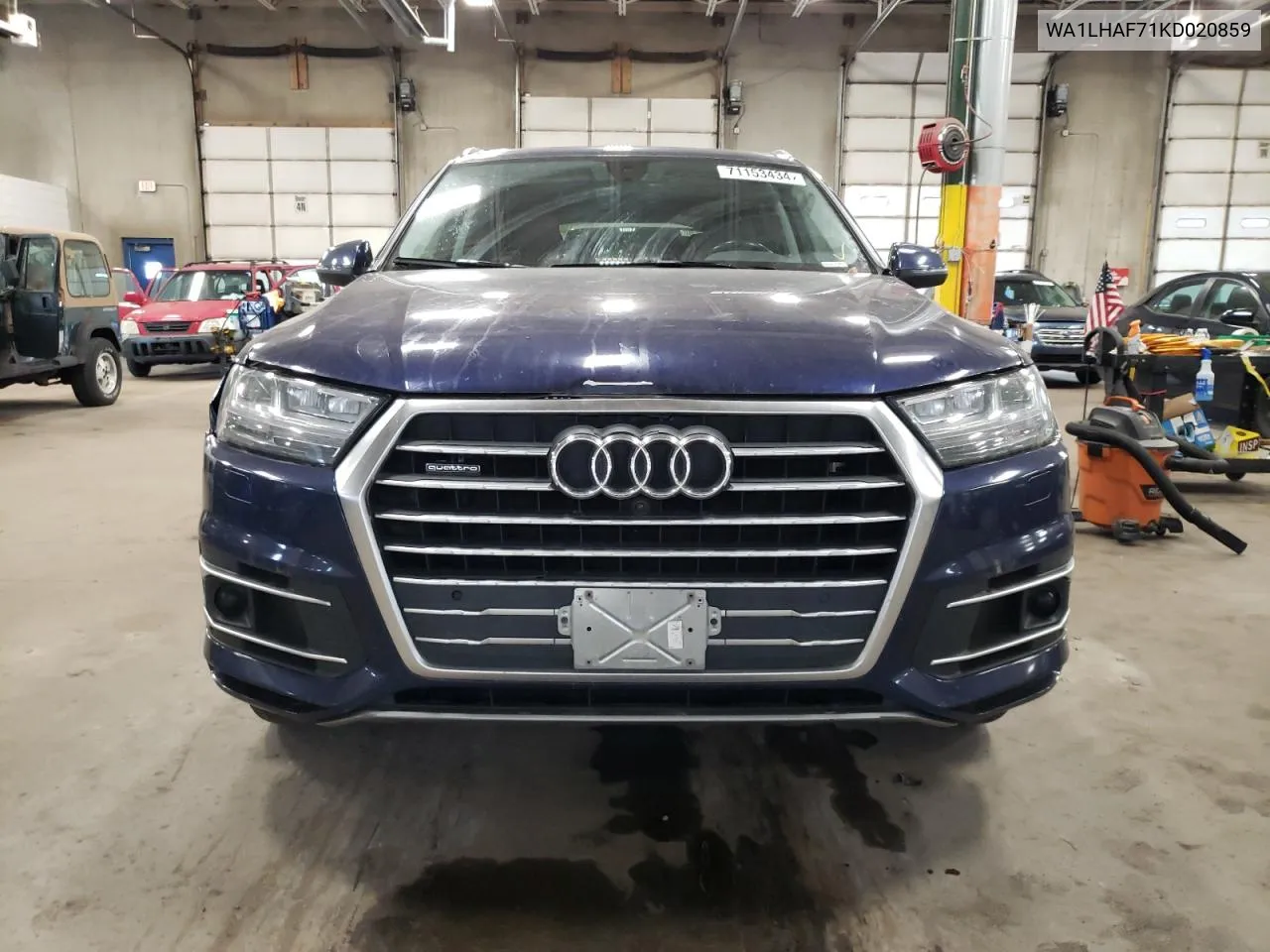 WA1LHAF71KD020859 2019 Audi Q7 Premium Plus