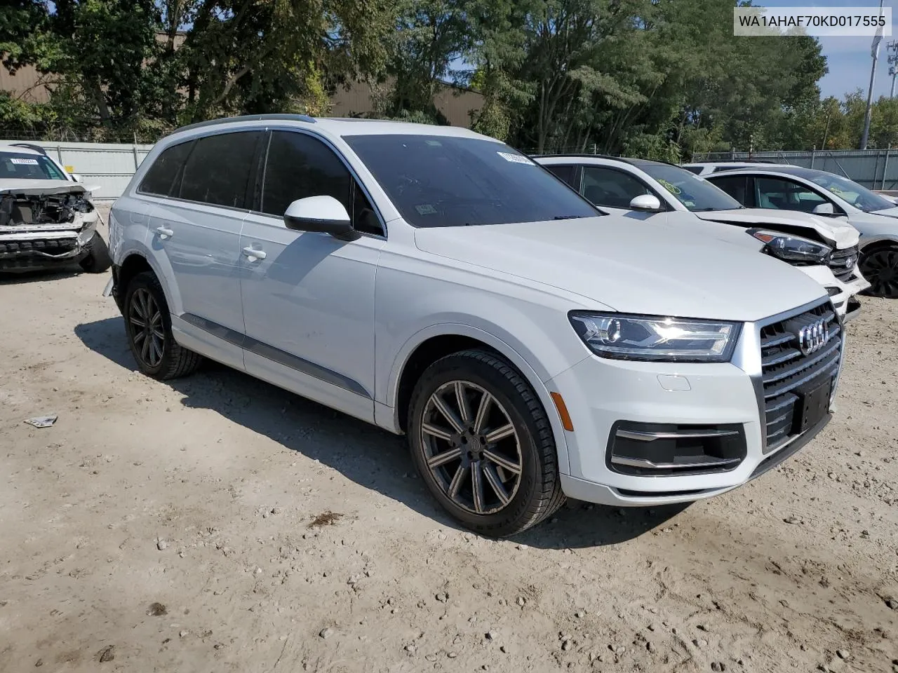 2019 Audi Q7 Premium VIN: WA1AHAF70KD017555 Lot: 71265764