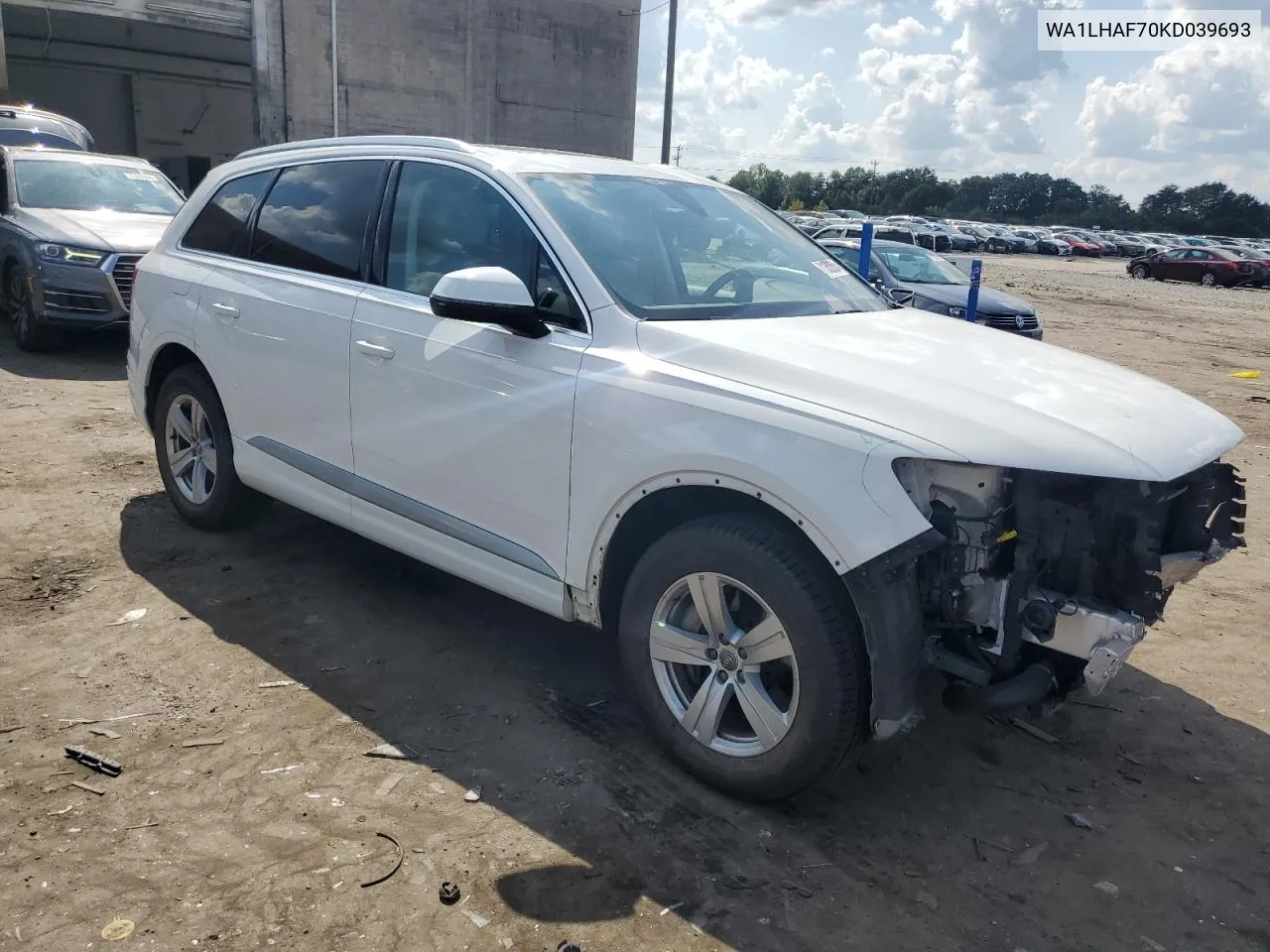 2019 Audi Q7 Premium Plus VIN: WA1LHAF70KD039693 Lot: 71352524