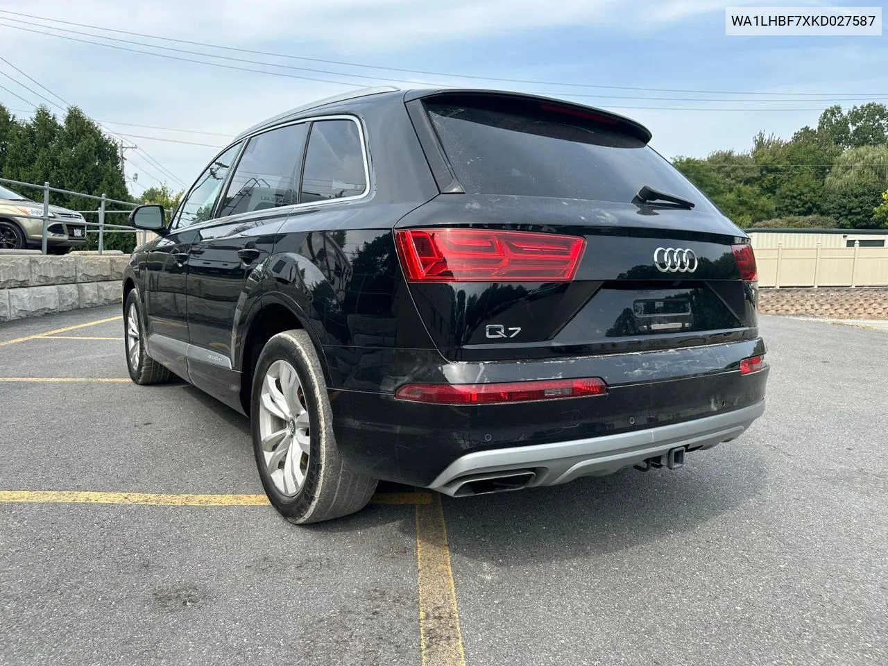 2019 Audi Q7 Premium Plus VIN: WA1LHBF7XKD027587 Lot: 72205414