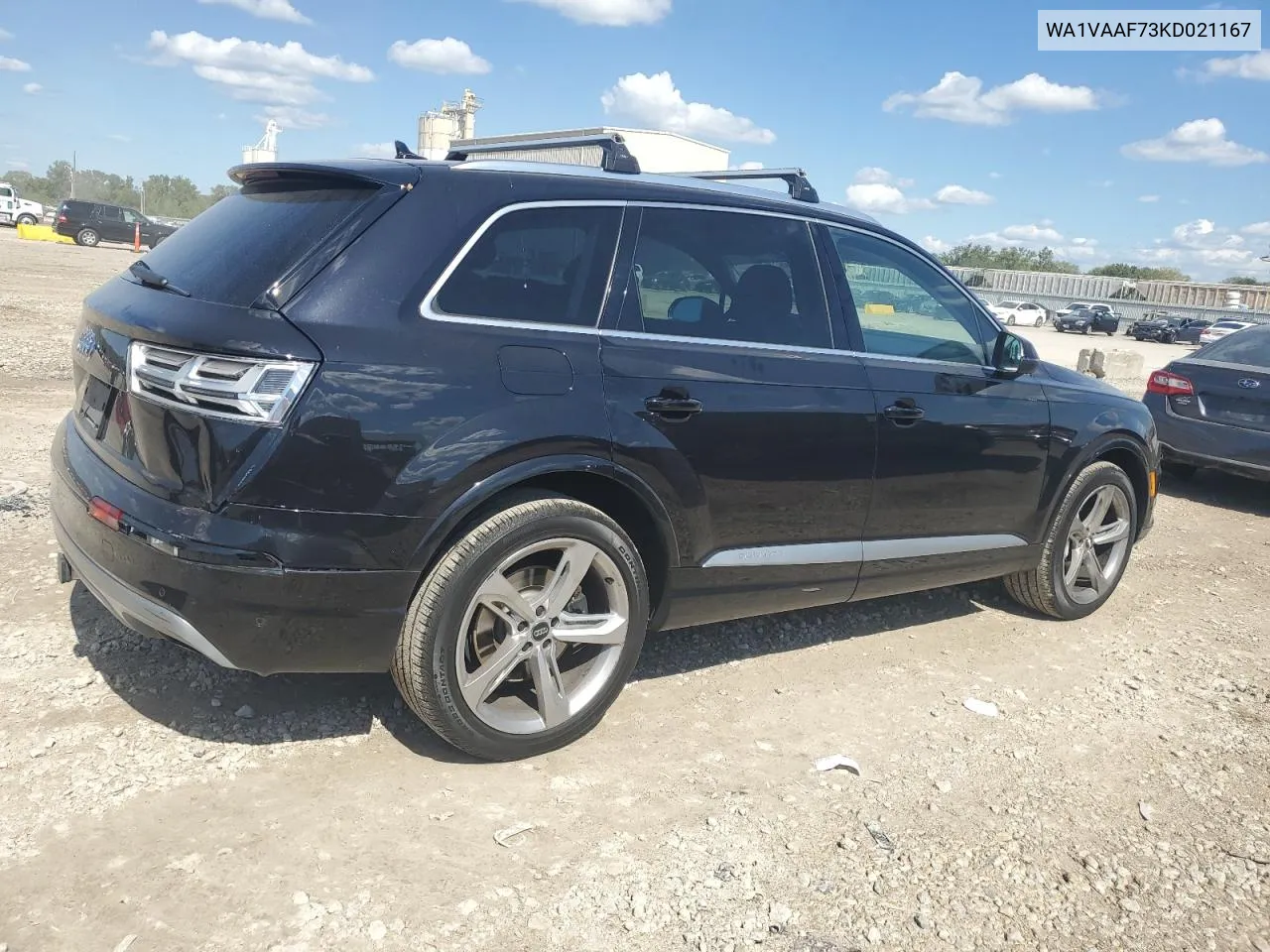 2019 Audi Q7 Prestige VIN: WA1VAAF73KD021167 Lot: 72207034