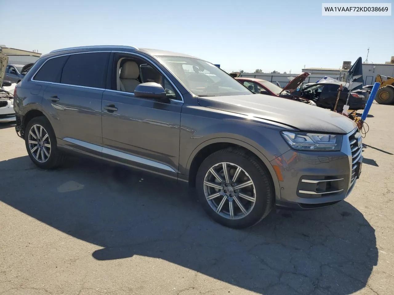 2019 Audi Q7 Prestige VIN: WA1VAAF72KD038669 Lot: 72744224