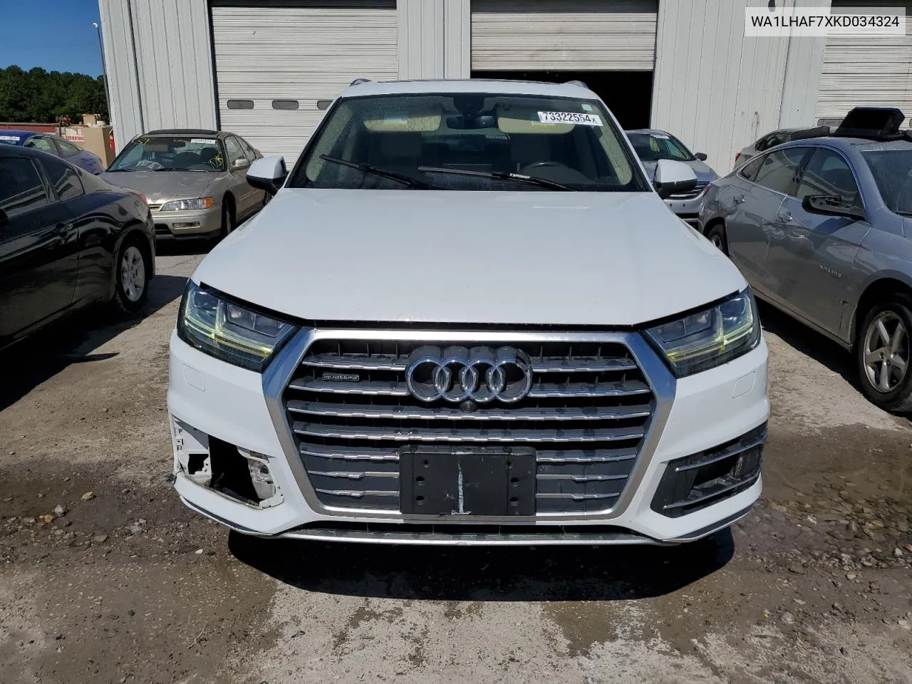 2019 Audi Q7 Premium Plus VIN: WA1LHAF7XKD034324 Lot: 73322554