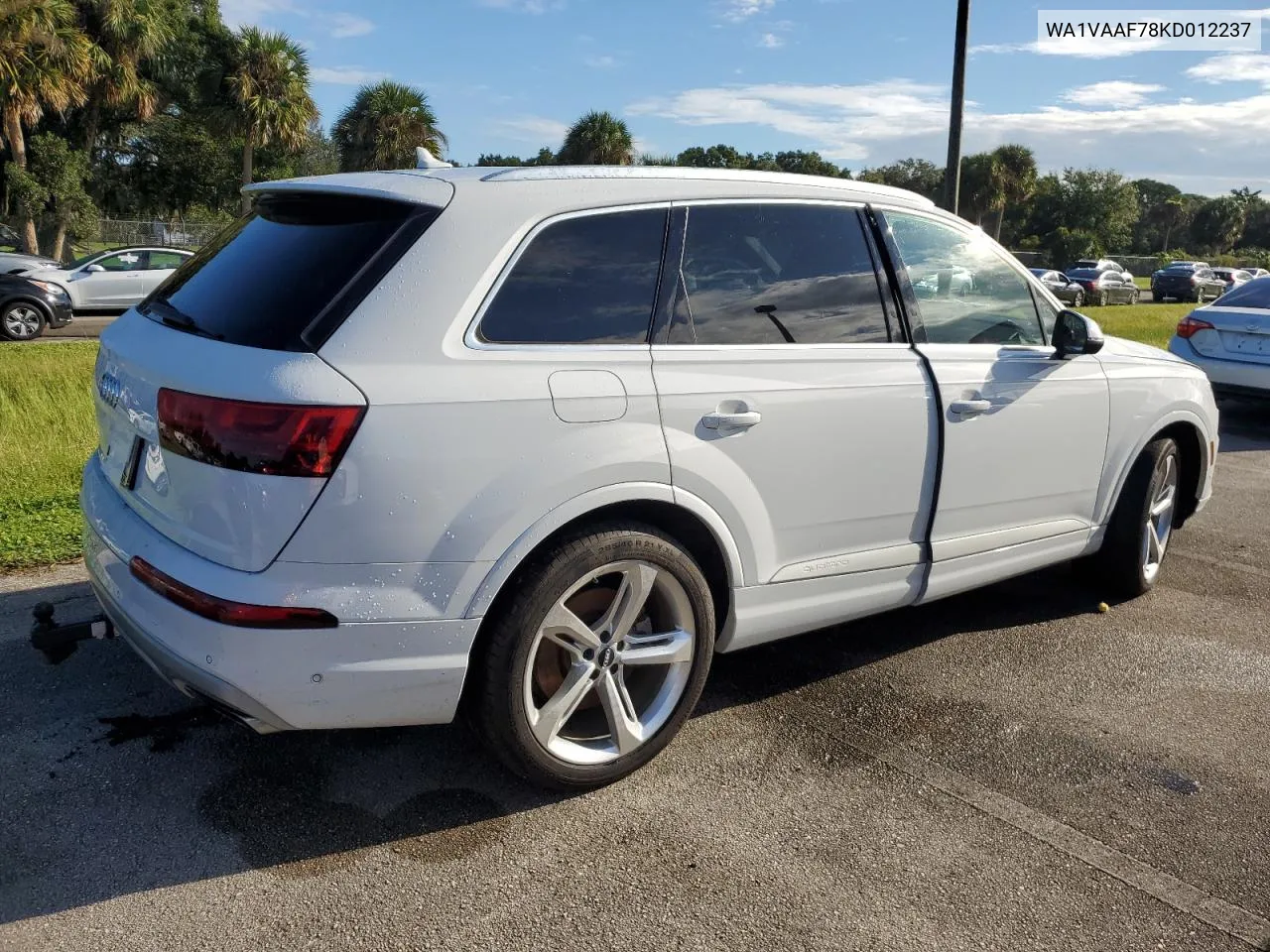 2019 Audi Q7 Prestige VIN: WA1VAAF78KD012237 Lot: 73936184