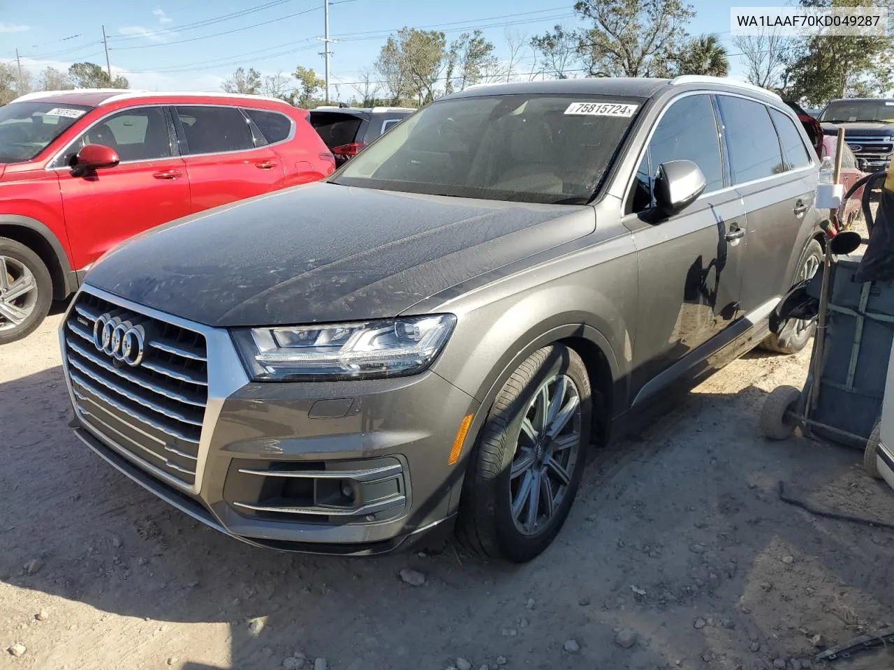 2019 Audi Q7 Premium Plus VIN: WA1LAAF70KD049287 Lot: 75815724