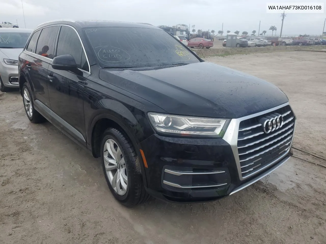 2019 Audi Q7 Premium VIN: WA1AHAF73KD016108 Lot: 76547024