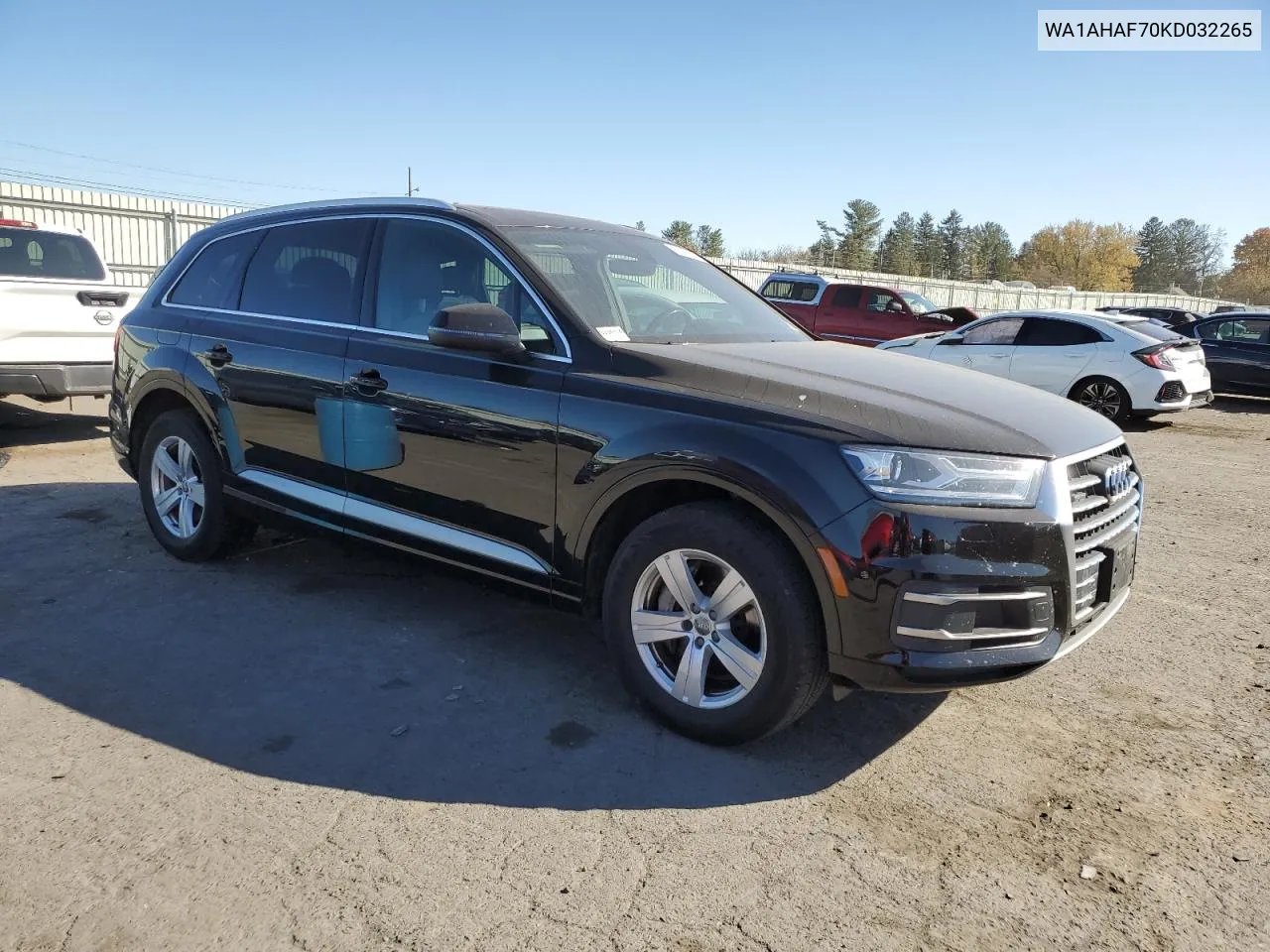 2019 Audi Q7 Premium VIN: WA1AHAF70KD032265 Lot: 77435394