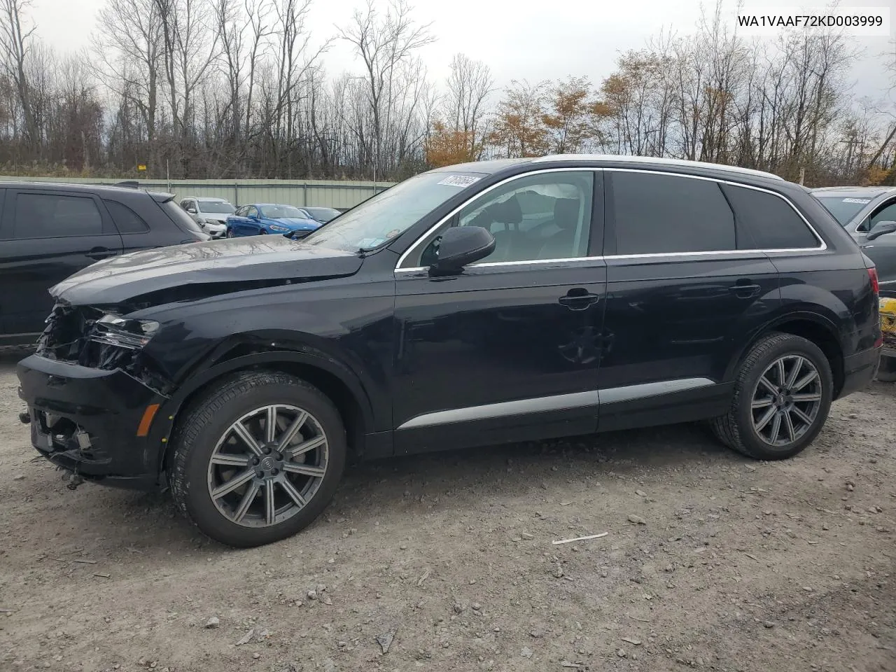 2019 Audi Q7 Prestige VIN: WA1VAAF72KD003999 Lot: 77610564