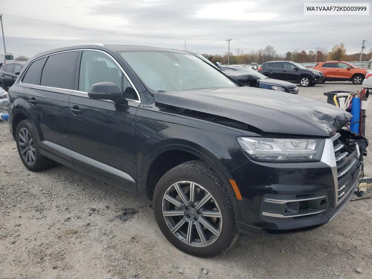 2019 Audi Q7 Prestige VIN: WA1VAAF72KD003999 Lot: 77610564