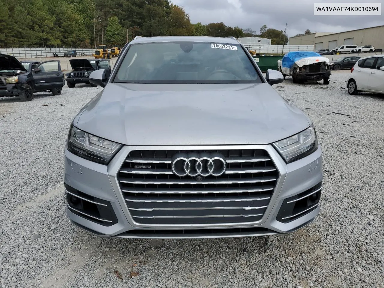 2019 Audi Q7 Prestige VIN: WA1VAAF74KD010694 Lot: 78852224