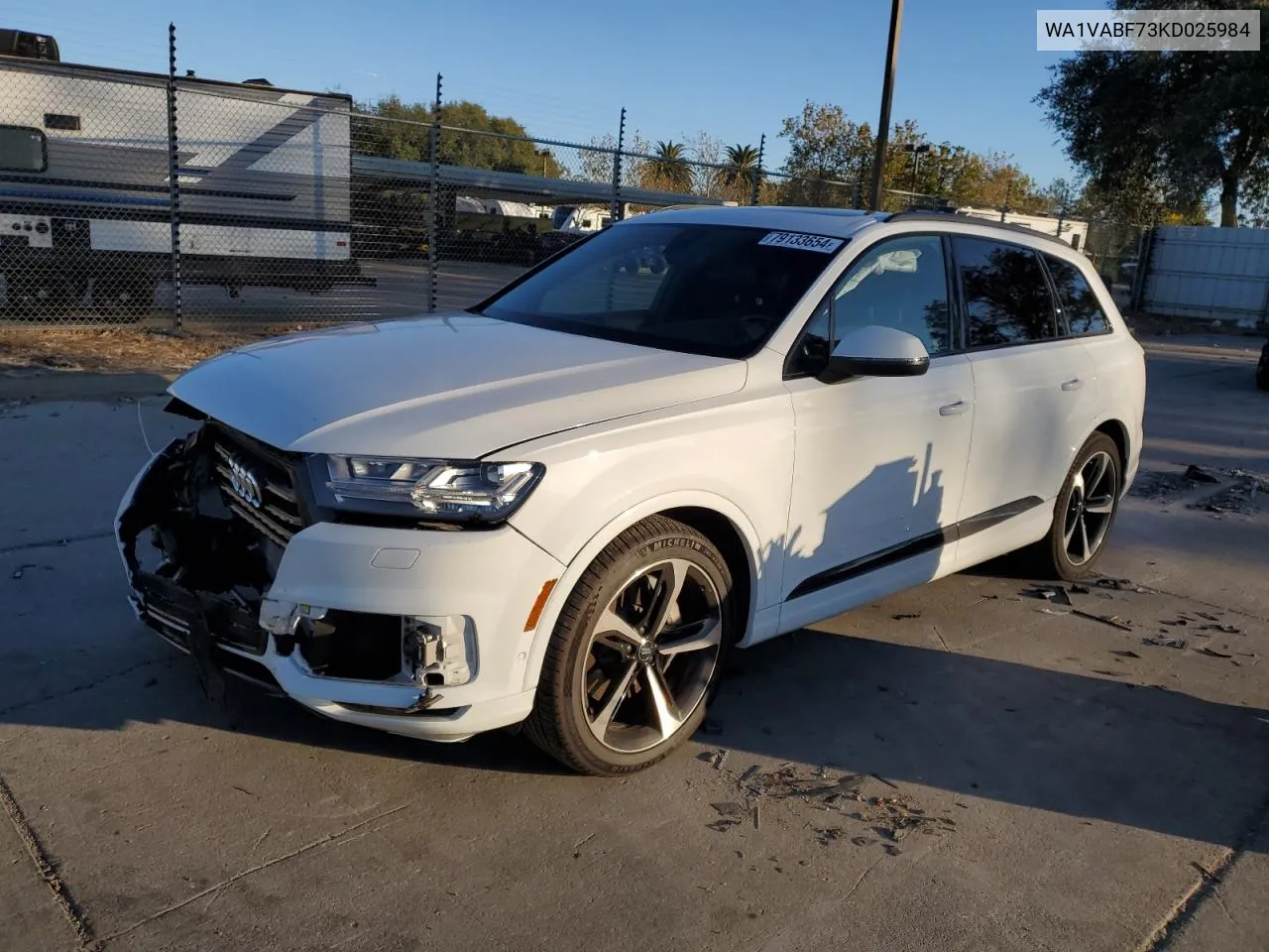 2019 Audi Q7 Prestige VIN: WA1VABF73KD025984 Lot: 79133654