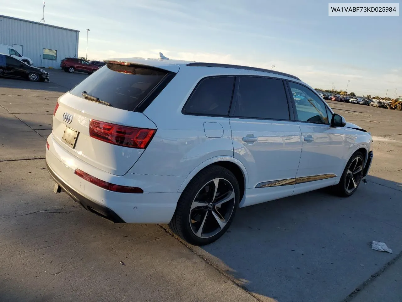 2019 Audi Q7 Prestige VIN: WA1VABF73KD025984 Lot: 79133654