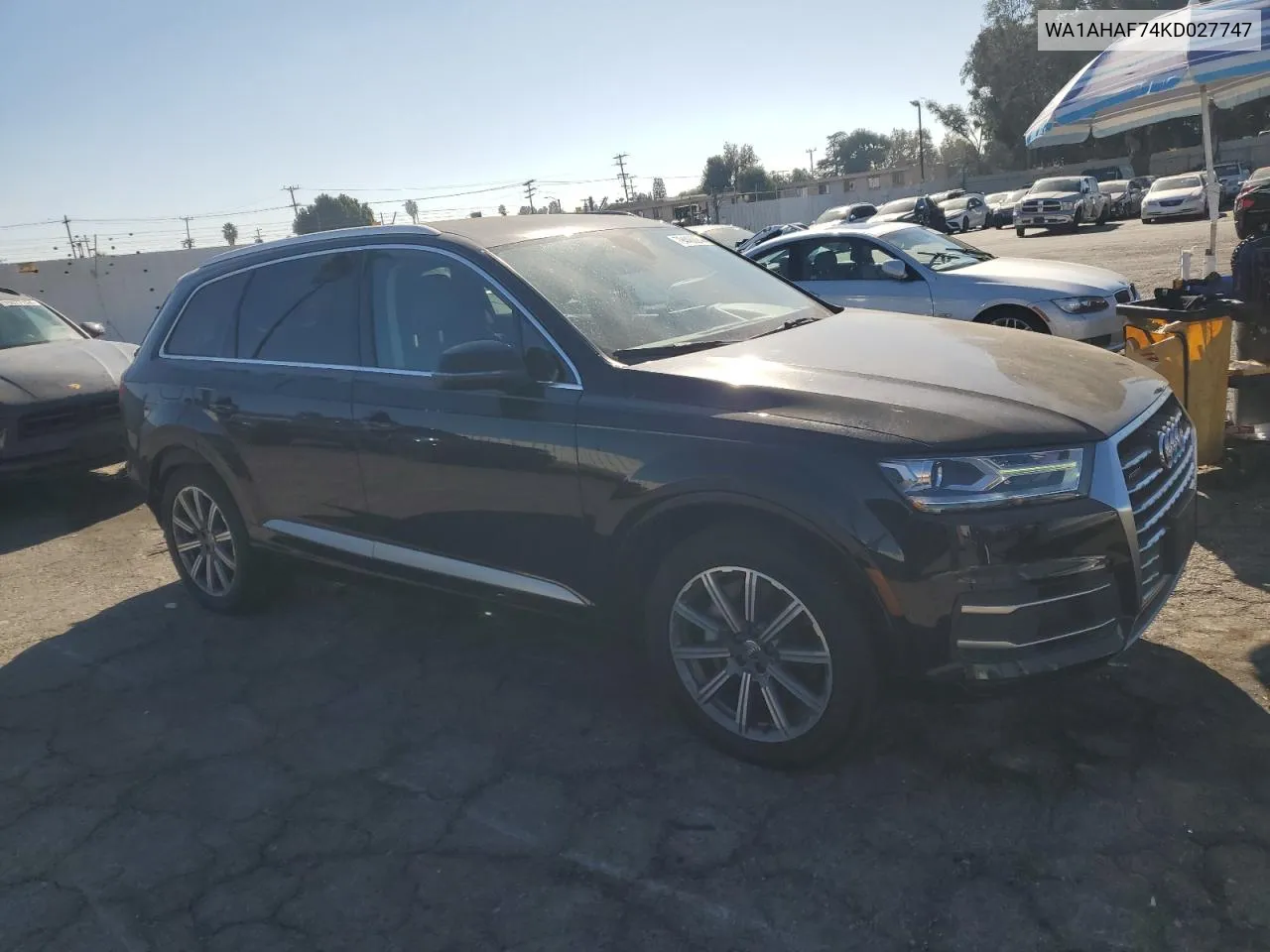 2019 Audi Q7 Premium VIN: WA1AHAF74KD027747 Lot: 79446024