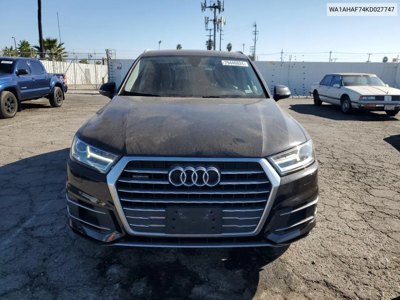 2019 Audi Q7 Premium VIN: WA1AHAF74KD027747 Lot: 79446024