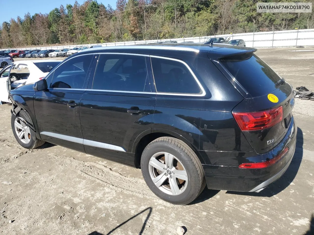 2019 Audi Q7 Premium VIN: WA1AHAF74KD018790 Lot: 79886284