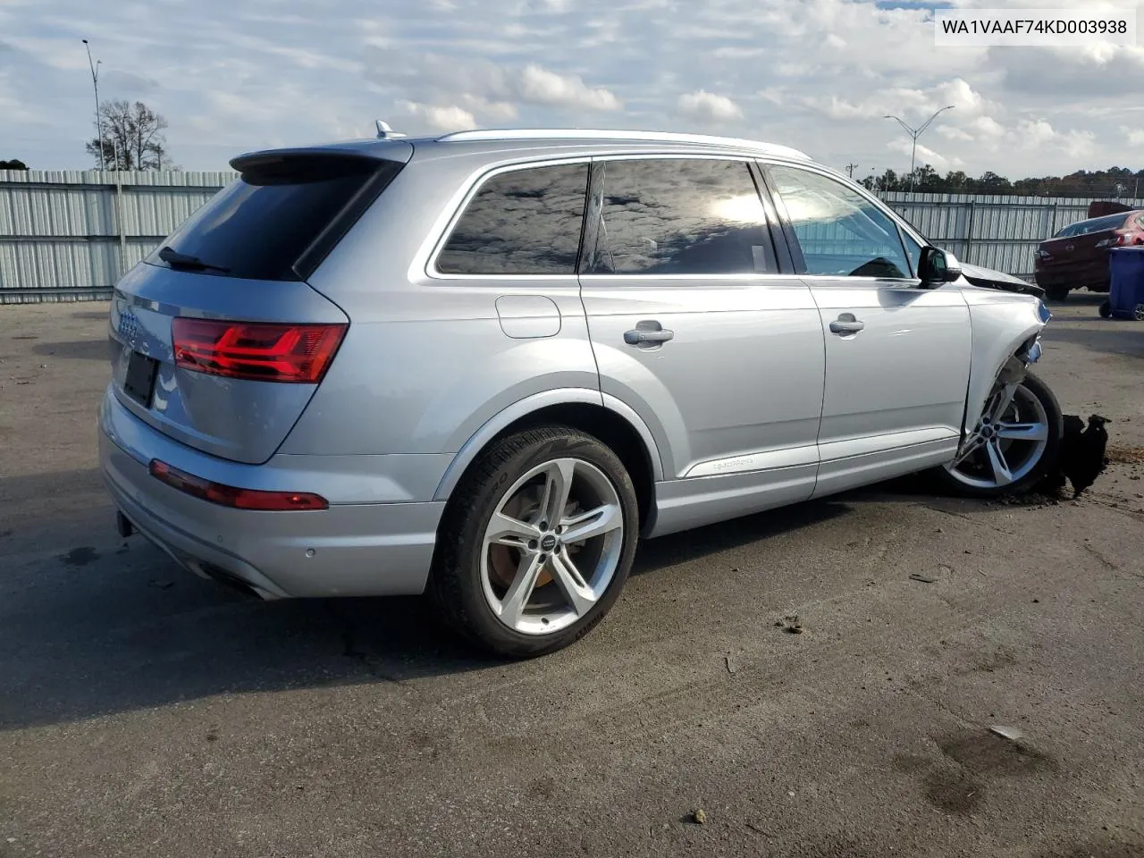 2019 Audi Q7 Prestige VIN: WA1VAAF74KD003938 Lot: 79913614