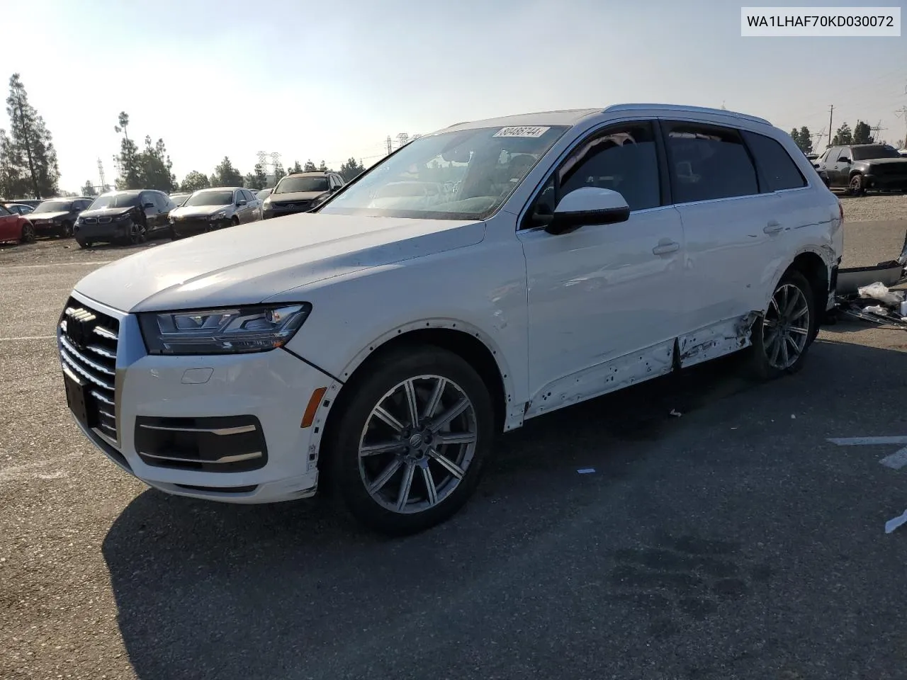 2019 Audi Q7 Premium Plus VIN: WA1LHAF70KD030072 Lot: 80486744