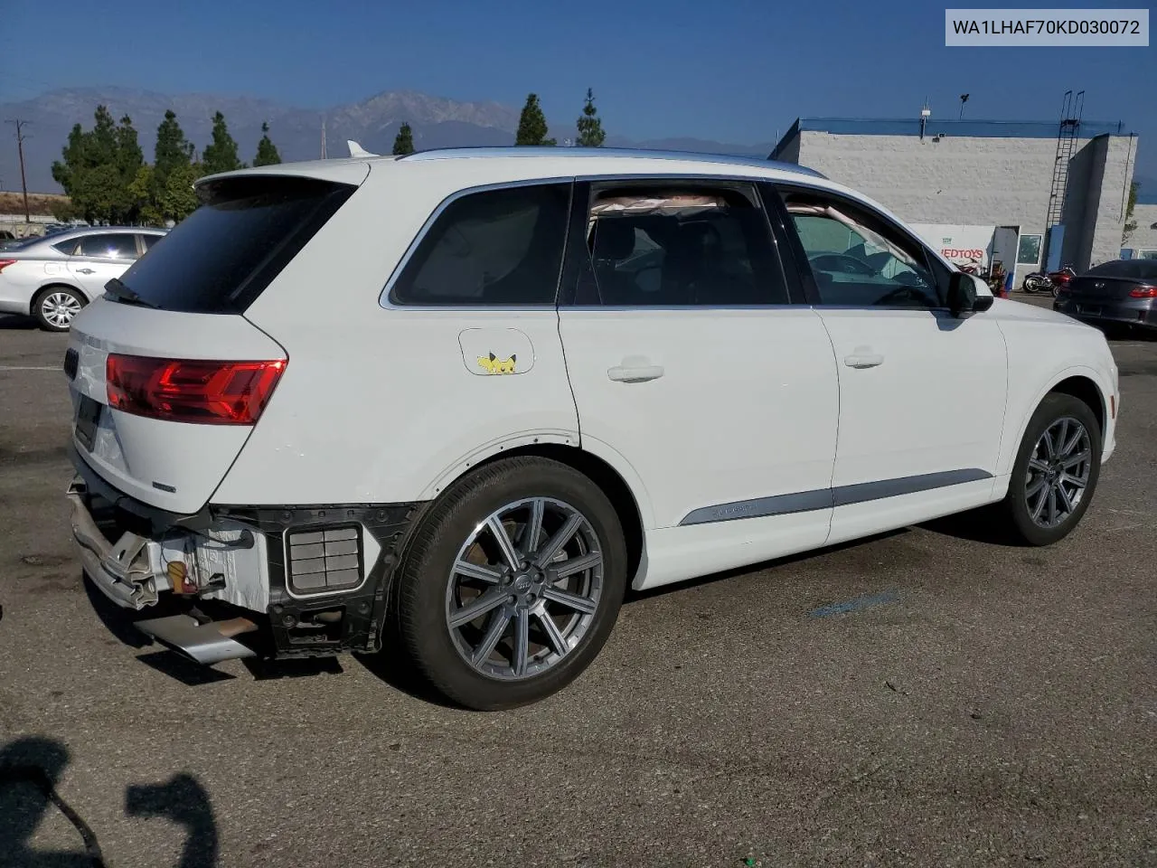 2019 Audi Q7 Premium Plus VIN: WA1LHAF70KD030072 Lot: 80486744