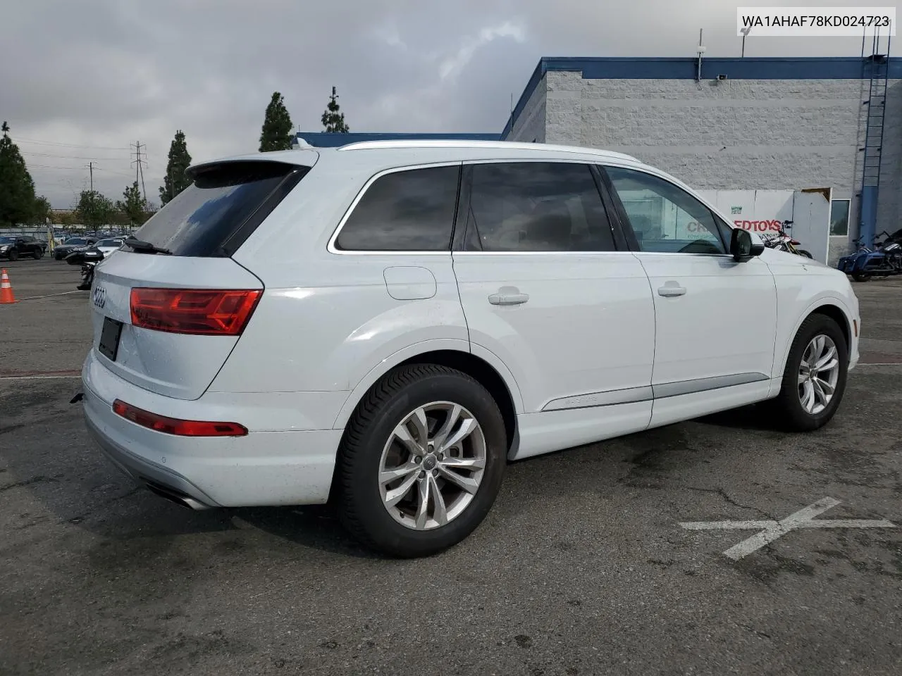 2019 Audi Q7 Premium VIN: WA1AHAF78KD024723 Lot: 80738794