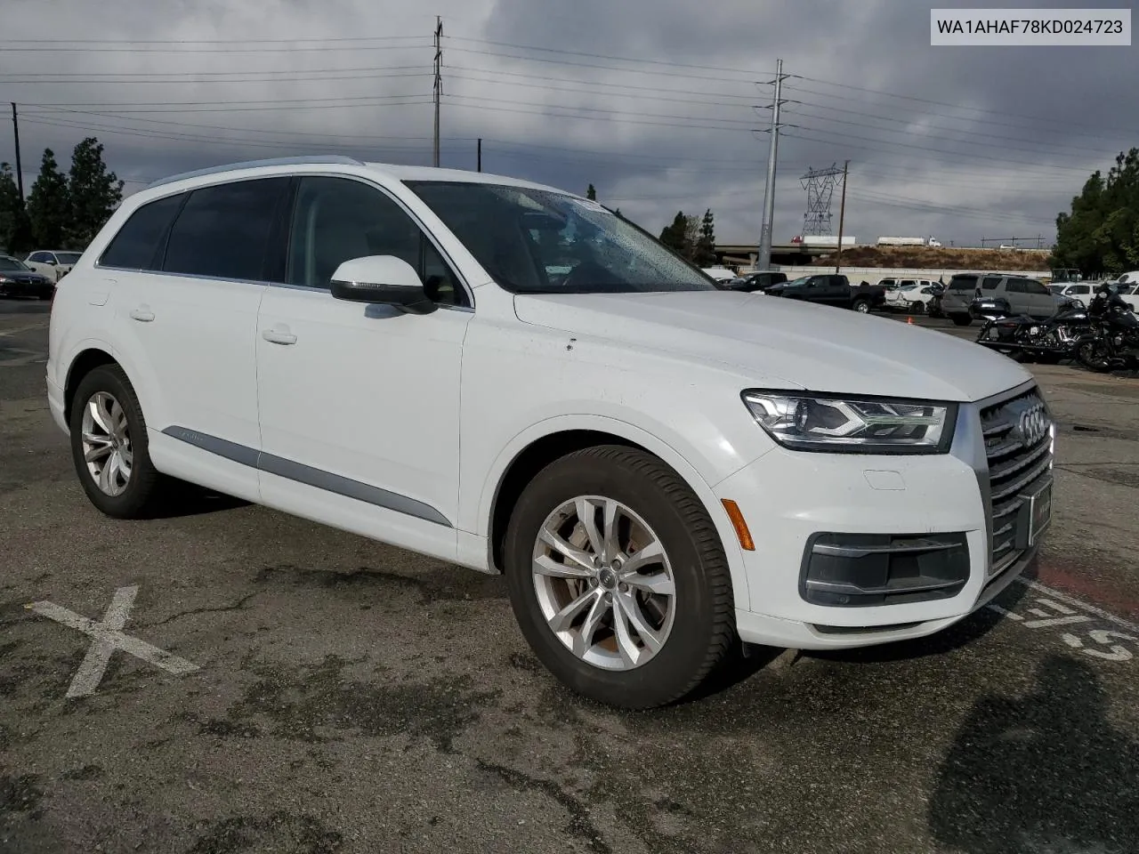 2019 Audi Q7 Premium VIN: WA1AHAF78KD024723 Lot: 80738794