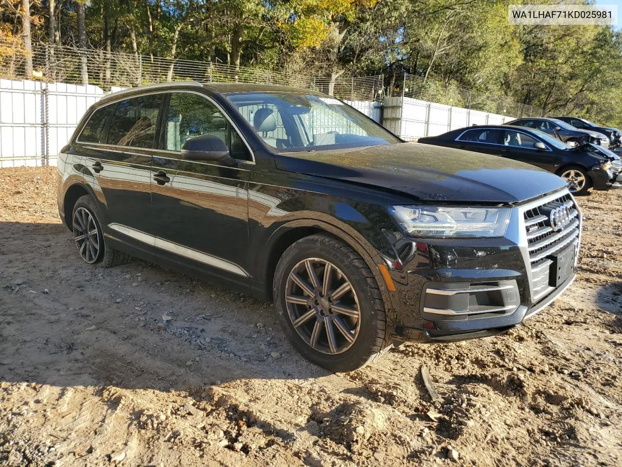 2019 Audi Q7 Premium Plus VIN: WA1LHAF71KD025981 Lot: 81334394