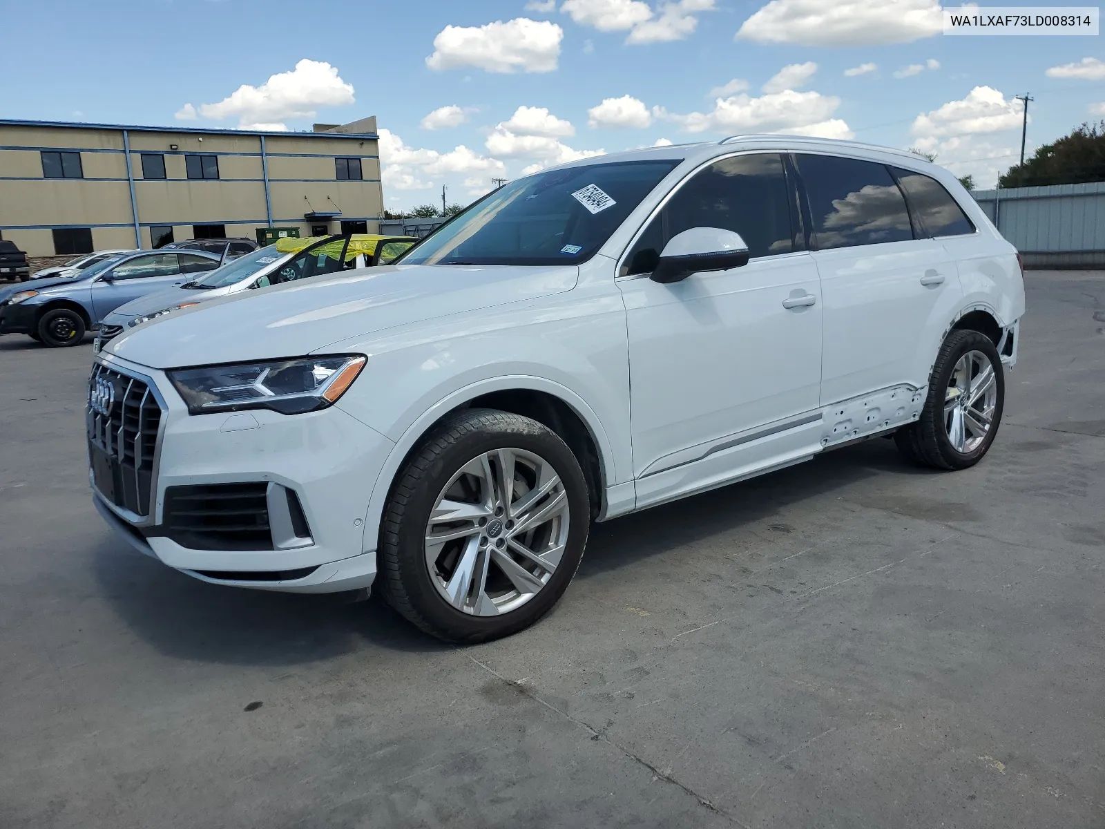 WA1LXAF73LD008314 2020 Audi Q7 Premium Plus